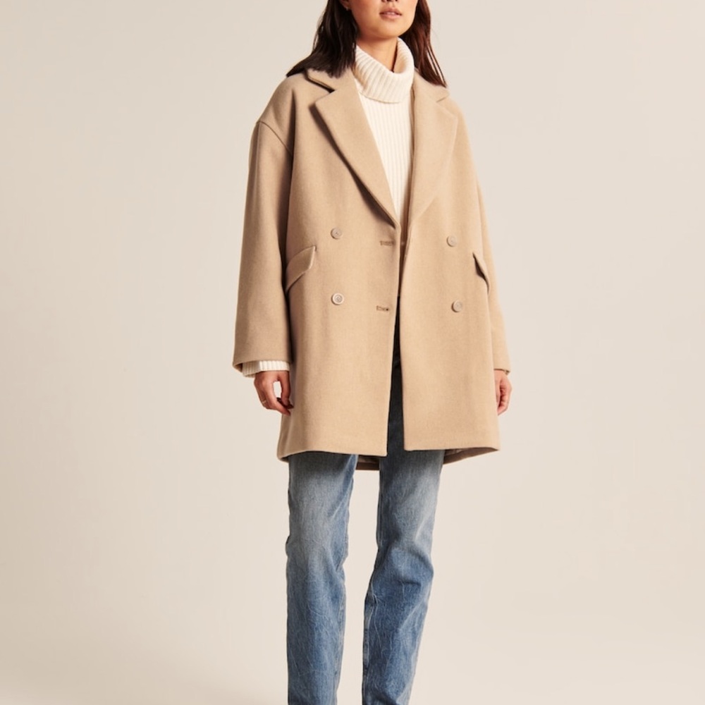 Abercrombie and Fitch dad wool coat